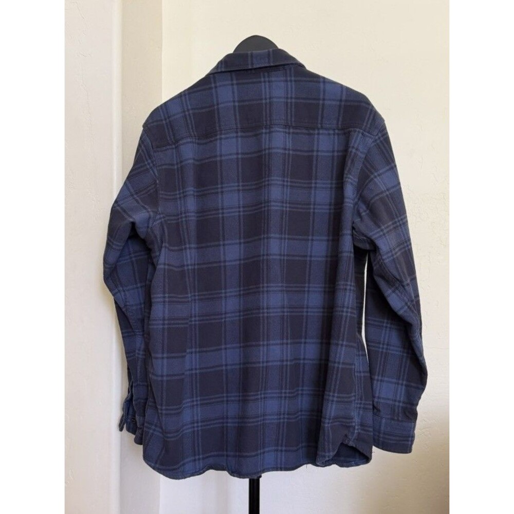 Red Head Men’s Blue Plaid Flannel Shirt Chamois Thick Cotton Size XL - Picture 2 of 5